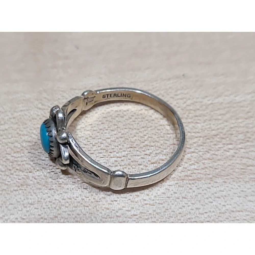 Vintage Sterling Silver Ring Lot 8pc Boma 925 Turquoise Onyx Adjustable Toe Ring